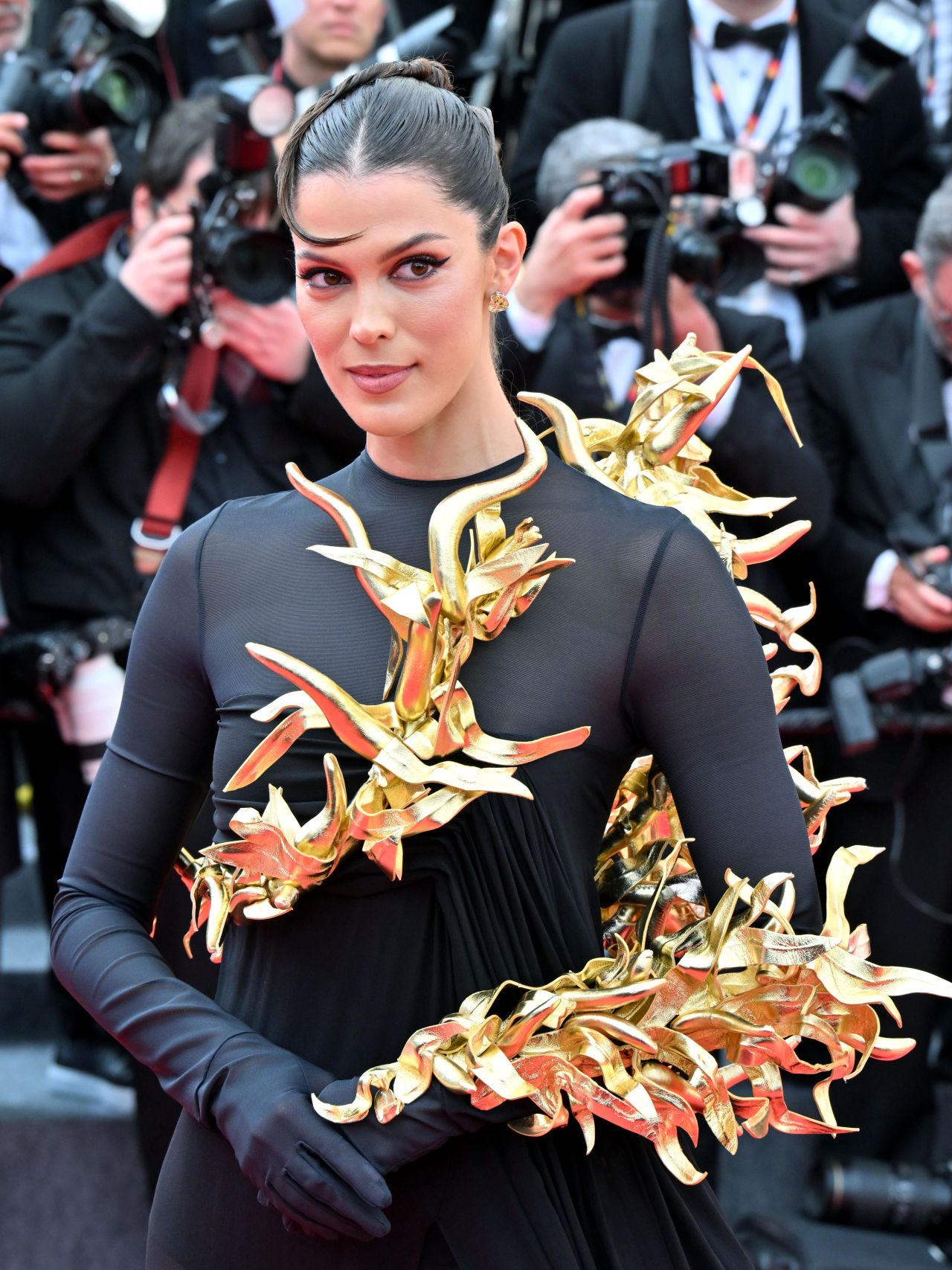 Iris Mittenaere at Furiosa A Mad Max Saga Red Carpet at Cannes Film Festival09